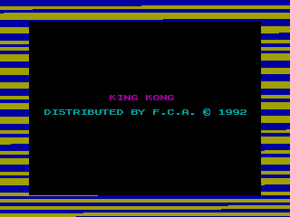 King Kong — ZX SPECTRUM GAME ИГРА