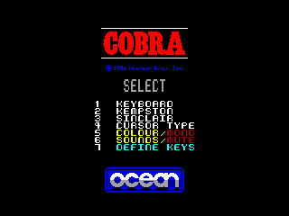 COBRA — ZX SPECTRUM GAME ИГРА