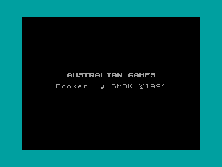 Australian Games — ZX SPECTRUM GAME ИГРА