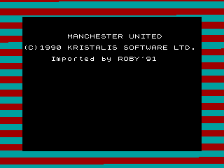 Manchester United — ZX SPECTRUM GAME ИГРА