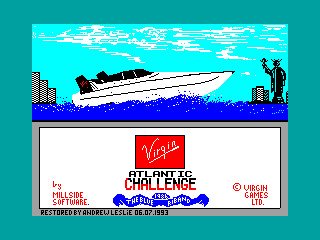Virgin Atlantic Challenge — ZX SPECTRUM GAME ИГРА
