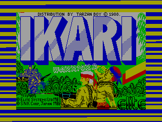 Ikari Warriors — ZX SPECTRUM GAME ИГРА