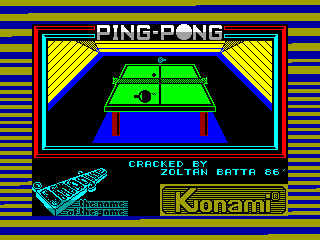 Ping Pong — ZX SPECTRUM GAME ИГРА