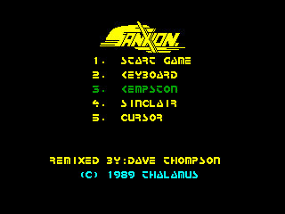 Sanxion — ZX SPECTRUM GAME ИГРА