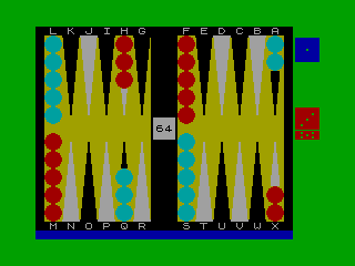 Backgammon — ZX SPECTRUM GAME ИГРА