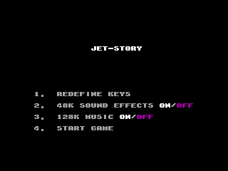 Jet-Story — ZX SPECTRUM GAME ИГРА