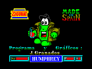 Humphrey — ZX SPECTRUM GAME ИГРА