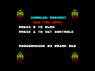 Edd the Duck — ZX SPECTRUM GAME ИГРА