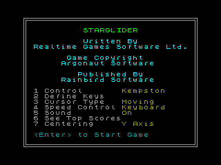 Starglider — ZX SPECTRUM GAME ИГРА
