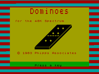 Dominoes — ZX SPECTRUM GAME ИГРА