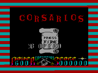CORSARIOS — ZX SPECTRUM GAME ИГРА