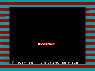 Equinox — ZX SPECTRUM GAME ИГРА