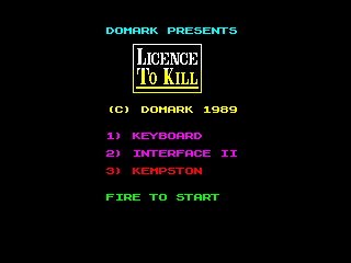 Licence to Kill — ZX SPECTRUM GAME ИГРА