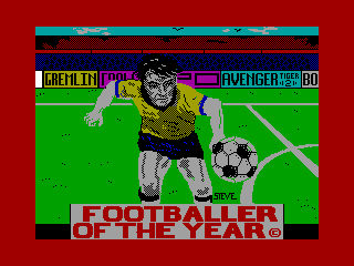 Footballer of the Year — ZX SPECTRUM GAME ИГРА
