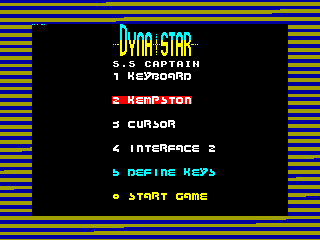 Dyna Star — ZX SPECTRUM GAME ИГРА