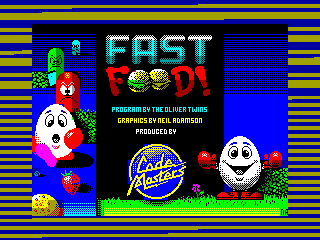 Fast Food — ZX SPECTRUM GAME ИГРА