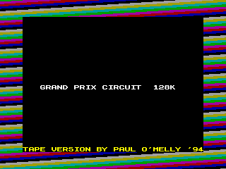 Grand Prix Circuit — ZX SPECTRUM GAME ИГРА