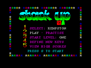 Stack Up — ZX SPECTRUM GAME ИГРА