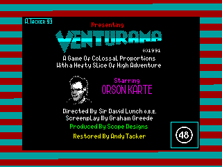 Venturama — ZX SPECTRUM GAME ИГРА