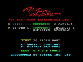 Alien Syndrome — ZX SPECTRUM GAME ИГРА