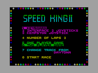 Speed King 2 — ZX SPECTRUM GAME ИГРА