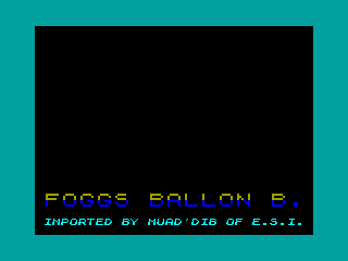 FOGGS BALLON BATTLES — ZX SPECTRUM GAME ИГРА