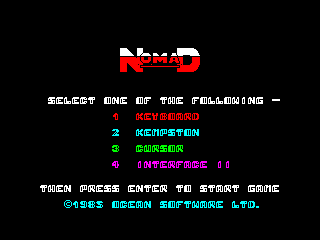 N.O.M.A.D. — ZX SPECTRUM GAME ИГРА