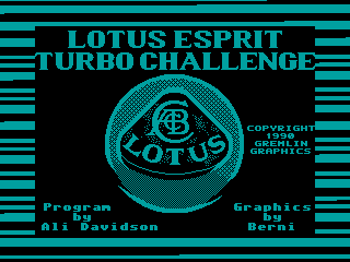 Lotus Esprit Turbo Challenge — ZX SPECTRUM GAME ИГРА