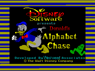 Donald's Alphabet Chase — ZX SPECTRUM GAME ИГРА