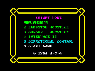 Knight Lore — ZX SPECTRUM GAME ИГРА