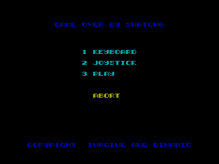 Game Over — ZX SPECTRUM GAME ИГРА