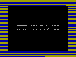 Human Killing Machine — ZX SPECTRUM GAME ИГРА