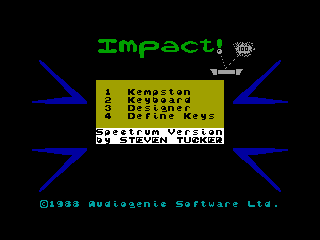 Impact — ZX SPECTRUM GAME ИГРА