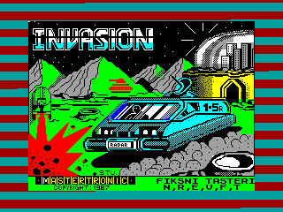 INVASION — ZX SPECTRUM GAME ИГРА