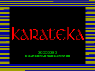Karateka — ZX SPECTRUM GAME ИГРА