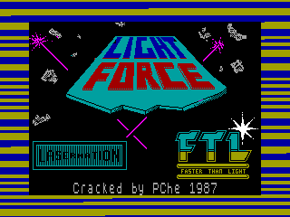 LIGHT FORCE — ZX SPECTRUM GAME ИГРА