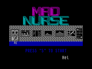 Mad Nurse — ZX SPECTRUM GAME ИГРА