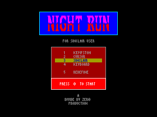 Ceasefire 2: Night Run — ZX SPECTRUM GAME ИГРА