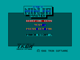 Ninja Master — ZX SPECTRUM GAME ИГРА
