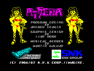 Athena — ZX SPECTRUM GAME ИГРА
