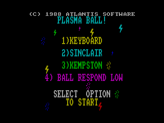 Plasma Ball — ZX SPECTRUM GAME ИГРА