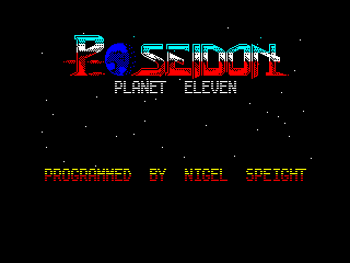 Poseidon: Planet Eleven — ZX SPECTRUM GAME ИГРА