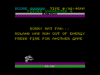 Roland's Rat Race — ZX SPECTRUM GAME ИГРА