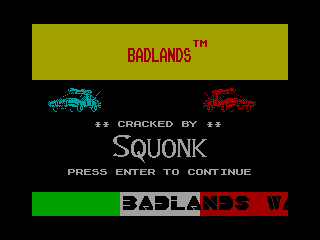 Badlands — ZX SPECTRUM GAME ИГРА