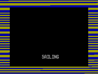 SAILING — ZX SPECTRUM GAME ИГРА