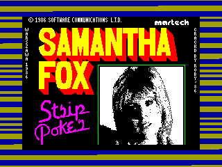 SAMANTHA FOX — ZX SPECTRUM GAME ИГРА