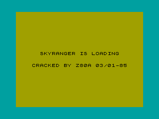 Sky Ranger — ZX SPECTRUM GAME ИГРА