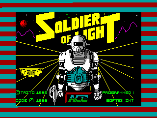 Soldier of Light — ZX SPECTRUM GAME ИГРА