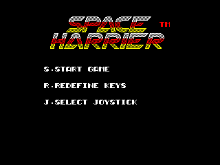 SPACE HARRIER — ZX SPECTRUM GAME ИГРА