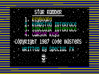 Star Runner — ZX SPECTRUM GAME ИГРА